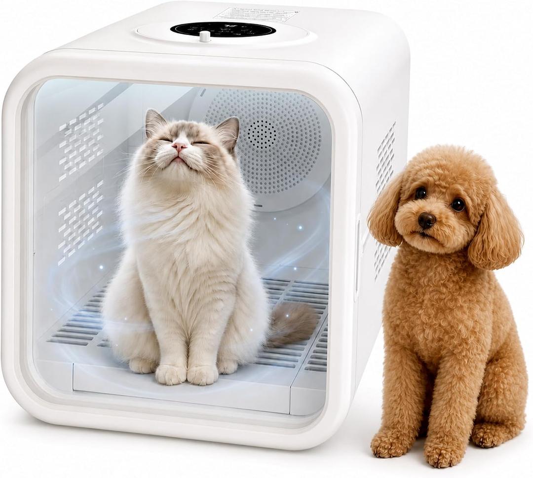 65L Class Pet Dryer Box Cat Dryer Small Dog, Petting Window