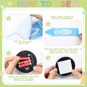 Gerrii 5 Pcs School Push Lights with Voice Level Poster for Classroom Tools, 40 x 10 inches