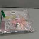 Graduation Cap Decorating Kit DIY Grad Cap Topper Crafts Glitter Cardstock Assorted Artificial Flowers Butterflies Rhinestones Alphabet Stickers Graduation Party Supplies (Pink)