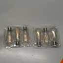 Ascher Dimmable Vintage LED Edison Bulbs, 6W, Equivalent 60W, 700lm, Warm White 2700K, 80+ CRI, ST58 Antique LED Filament Bulbs, E26 Medium Base, Clear Glass, Pack of 6