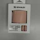 STANLEY Quencher Boot and Straw Cover Cap | Anti-Slip Silicone Protector for Tumbler with Handle | Accessory Set for Stainless Steel Drinking Cup | BPA-Free (Pink Dusk)