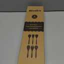 Riveira's 6-Piece Kitchen Essentials - Wooden Spoons for Cooking and Comprehensive Cooking Utensils Set (Light Teak)