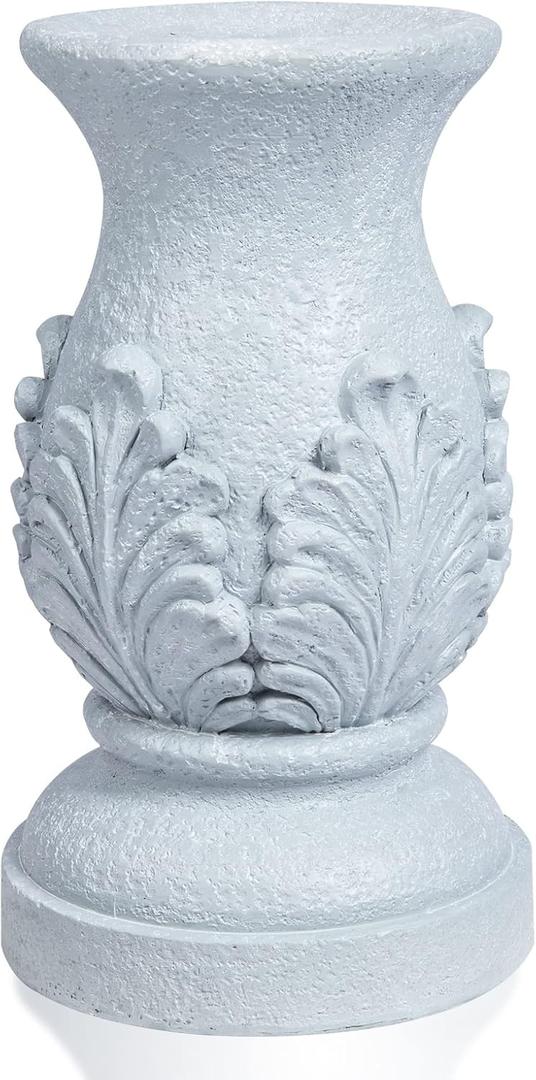 VCUTEKA Gazing Ball Stand, Roman Column Gazing Globe Stand for 8-10 Inch Garden Gazing Globe, Indoor/Outdoor Display Stand Dcor Accessories, 12" H