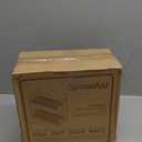 SpaceAid Pull Out Spice Rack Organizer for Cabinet, Heavy Duty Slide Out Seasoning Kitchen Organizer, Cabinet Organizer, with Labels, 5.2" W x10.75 D x10 H, 2 Drawers 2-Tier