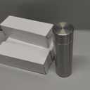 Vesici Mini Water Bottles 4.4 oz Cute Small Insulated Stainless Steel Purse Water Bottles Pocket Slim Flask Keeps Drink Cold and Hot for Women Lunch Bag Coffee(Silver,4 Pack) | Cute, Small, Insulated, Purse Water Bottles, Pocket Slim Flask