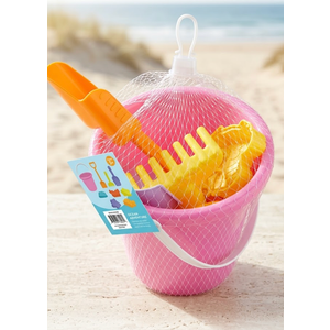 Sand Toy Bucket Pink