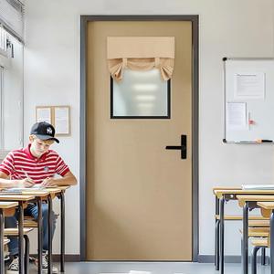 Vatge Door Curtains - Room Darkening French Door Curtains for Small Windows, Front Window Covering for Glass/Patio/Sliding, 1 Panel, W24 x L36, Beige