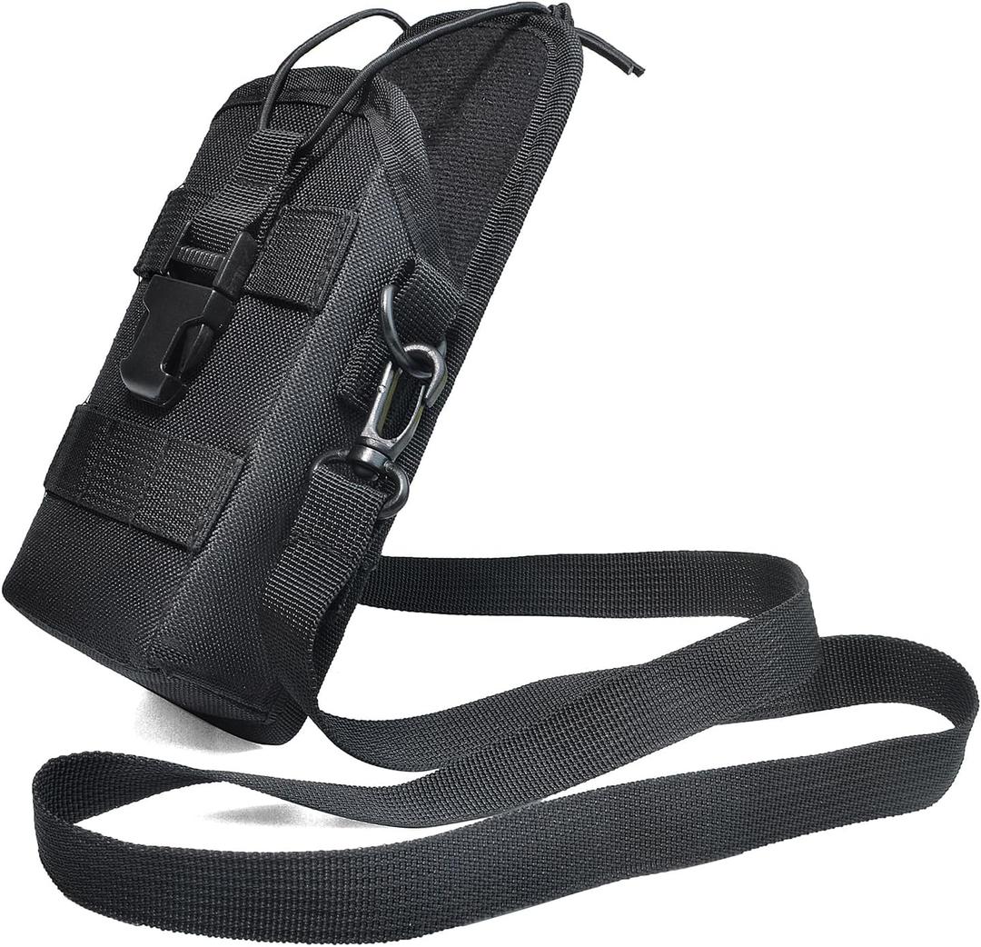 Universal Radio Molle Pouch, Heavy Duty Nylon Walke-Talkie Hostle Belt Pack MOLLE System Military for Baofeng Kenwood Yaesu Motorola Talkabout Walkie Talkie