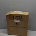 Outdoor Chair Cushions Set of 4: Waterproof & Fade Resistant Patio Furniture Cushions - 18.5 x 16 x 2 Inch Non Slip Round Corner Seat Cushion Pads with Removable Cover for Garden Yard Lawn, Black