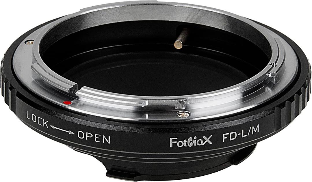 Fotodiox Lens Mount Adapter - Compatible with Canon FD & FL 35mm SLR Lenses to Leica M (LM) Mount Rangefinder Cameras