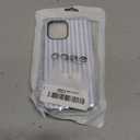 Longlayss Compatible with iPhone 12/12 Pro Case Cute Aesthetic Striped Phone Case for Women Girl Shockproof Slim TPU and Hard PC Protective Cover (Light Blue)