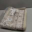 Hallway Washable Runner Rug - 2x10 Kitchen Rugs Entryway Rug Runner Vintage Soft Floor Mat Non Slip Indoor Farmhouse Carpet for Bathroom Living Room Bedroom (2 X 10, Beige)