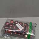 36-ct Christmas Balls Ornaments Set, 1.97-Inch Christmas Tree Balls with Hanging Strings, 6 Classic Finishes Shatterproof Plastic Decor for Xmas Holiday Wedding Party Home Indoor Decorations-Red