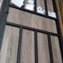 Homeiju Coffee Table for Living Room with Slatted Sides Frame, Modern Farmhouse Living Room Table with 2-Tier Storage Shelf for Home Office, Apartment, 39 inch Grey Wash (39.4L*21.6W*18.1H)