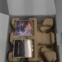 POCOCO Galaxy Star Projector for Bedroom with Replaceable Optical Film Discs, Home Planetarium Night Light Projector with High-Definition Soft Light for Relax, Study, and Meditate, Stress Relief Gifts (Black)