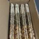 12x12 Storage Cube Bins Wicker Storage Basket for Cube Shelf, Natural Foldable Square Baskets for Storage, Large Woven Cube Storage Bin with Handle, Baskets for Pantry, Bedroom Set of 4 (11.8 x 11.8 in)