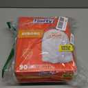 Hefty Strong 13 Gallon Trash Bags, Tall Kitchen Trash Bags, UnscentedLarge Trash Bags with Drawstrings, Durable Closure, Resists Leaks, Punctures, and Tears, White, Unscented, 90 Bags