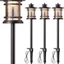 EDISHINE Low Voltage Landscape Lighting, 3.4W 155LM 12V 3000K Wired Pathway Lights, Outdoor Waterproof Electric Landscape Path Lights, 50,000H LED for Yard, Garden, Driveway, 4 Pack