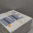 48 piece Stemless Unbreakable Crystal Clear Plastic Wine Glasses Set of 48 Small (10 Ounce - Gold Rim)