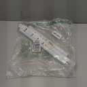 White Tension Curtain Rod for Windows 28 to 48 inch, Adjustable Expandable Pressure Spring Curtain Rod No Drilling, 7/8" Curtain Rod for Bedroom Doorway Closet Door