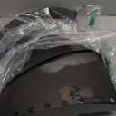 Smokeless Fire Pit Ring, 35-Inch Outer/31-Inch Inner Heavy Duty Large Solid Metal Steel Flower Shape Firepit Rim Insert for Outside Wood Burning, DIY Campfire Ring (Black)