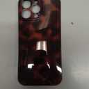 Compatible with for iPhone 16 Pro Max Case, Tortoise Shell Chic Amber Brown Print Leopard, Classic Soft TPU Protective Shockproof Case for iPhone 16 Pro Max 6.9 ''Color2