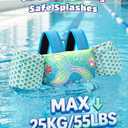 HeySplash Toddler Swim Vest, Toddler Floaties Fit 10-20-30-50-55 Lbs, Children Swimming Jacket 1-2-3-5-6 Year Old, Kids Float Swim Jacket Arm Water Wing, Puddle Pool Jumper Swim Aid,Boys,Girls ,Nios C-Fishtail, for kids 22-55 lbs