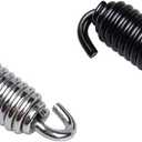 Motorcycle Universal Coasting Jiffy Stand Spring Compatible With Harley Dyna Sportster Road King Softail Touring-(Black + Chrome)