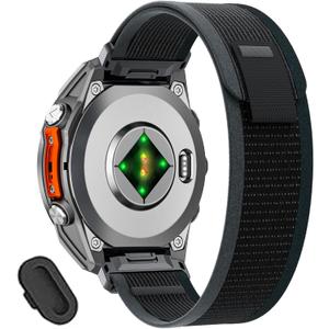22mm Nylon Sport Watchband Compatible with Garmin Fenix 8 pro/tactix 8 47mm/Fenix E/7 Pro/7/6 Pro/6/5 Plus/5,Quickfit Strap for Descent G2/G1 Solar/epix Pro/quatix 8 47mm/Forerunner 970/965/955/945