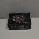 All-Metal RV Door Lock Replacement, Black Motorhome Door Latch Lock Fits 4.25" x 4.50" Opening for Class A and Class C RVs, Includes 4 Keys