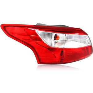Tail Light Lamp Rear Brake Lamp Stop Indicator Light For Ford Focus Sedan 2012 2013 2014 with Bulb (Left Driver Side)