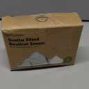 2-Pack Organic Bassinet Sheets for Girls, Boys - 100% Cotton Bassinet Mattress Sheets Compatible with Halo Bassinest Swivel Sleeper, Graco, Baby Delight, Chicco, Unisex Fitted Bassinet Sheets (Elly)