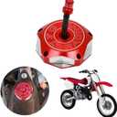 JFG RACING Dirt Bike Gas Fuel Tank Cap CNC for XR50 XR70 XR80 XR100 CRF150R CRF230F CR250R CR85R CR125R Dirt Pit Bike Red