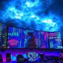 FUSLITE , 3D Thundercloud LED Light Cotton Lightning Cloud Colorful Atmosphere Night Light, DIY Creative Cloud Lights Gaming Room Garage Club Bar Dj Party Light, 16 Feet