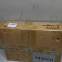 YBING Wood Burning Fire Pit for Outside - 24 Inch Outdoor Fire Pit with Grill, 2-in-1 Square Firepit with Ash Tray and Wood Storage for Camping, Backyard, Patio, Black