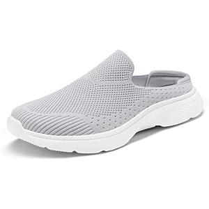 DREAM PAIRS Mules for Women Shoes Slip on Sneakers Knit Flats Lightweight Breathable Comfortable Walking Shoes 5.5