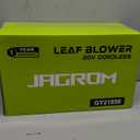 Leaf Blower Cordless with 2 x 4.0Ah Battery and Charger, 780CFM 260MPH Electric Blower with 2 Speeds, 20V Handheld Leaf Cleaner for Lawn Care, Blowing Leaves, Dust, Snow, Gravel for Patio, Yard, Green