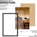 A PLUS MAX 13x19 Picture Frame Set of 2 Black Light Weight Wall Mount
