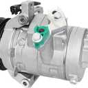 AC Compressor with Clutch for 2011-2019 Ford F-150 & Transit 150/250/350HD | Compatible with 3.2L, 3.5L, 3.7L V6 OEM CO3002C A/C Compressor