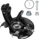 Front Right Steering Knuckle Wheel Bearing Hub Assembly for Honda Accord 2.4L 2013 2014 2015 2016 Coupe/Sedan, for Accord 2.0L 2014 2015 L4 Sedan, Passenger Side, LK018, 698-474
