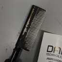 DAN Technology hot Comb Electric for Wigs,450Small hot Comb for Edges,Low and high Temperatures, Hair straightening Comb for Black Hair,Portable & Dual Voltage for Travel & Home (Gold)