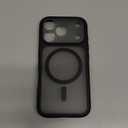 TOCOL for iPhone 17 Pro Case, Compatible with Magsafe, Full Camera Protection, Built-in Magnetic Ring, Drop Protection, Translucent Matte Phone Case for iPhone 17 Pro 6.3 inch (Black)Amazon's Choice