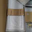 Forbena 2 Tier Bathroom Counter Organizer, White and Grey Coffee Bar Organizer for Countertop, Wood Shelf Tray for Vanity Makeup Storage, Small Kitchen Sink Top Organizers for Coffee Bar Station