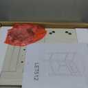 White Farmhouse Nightstand with Drawer, Small Wooden Bedside Table, White End Table, Bedroom Side Table with Storage, Rustic Wood Night Stand LET512WR