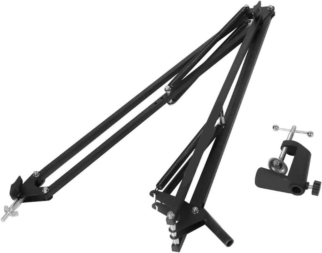 Kit de microscopio M6 Soporte universal de apertura de instalacin Soporte de mesa de pluma ajustable Soporte de cmara web Cantilever para microscopio de video, adaptadores de lente de microscopio