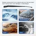 Passenger Side Front Windshield Wiper Arm #FL3Z-17526-A - Compatible with Ford F150 2015-2021, Expedition 2018-2023, F250 F350 F450 F550 2017-2023, Lobo 2015-2021, Lincoln Navigator 2018-2021