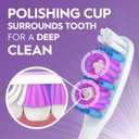 Oral-B 3D White Stain Eraser, 4 Count Soft Manual tootbrush Pack, Removes Stains, Whitens Teeth, Tongue and Cheek Cleaner