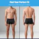 Tawyisi Men's Incontinence Underwear, 5 Layer Leak Proof Washable Reusable Cotton Boxer Brief, Heavy Flow Bladder Leak Incontinence Underwear for Men 3 Pack S