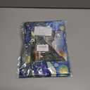 3 x IKAYAS Starry Night Pencil Pouch with Zipper, Pencil Pouch for 3 Ring Binder, Pencil Pouches Pencil Bags for Classroom bulk Pencil Box Pencil Case for Storing School Students Teacher Supplies 2 Pack