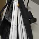 EMART Backdrop Stand 10x8.5ft(WxH) Photo Studio Adjustable Background Stand Support kit with 2 Crossbars, 8 Clamps, 2 Sandbags and Carry Bag for Parties, Events Decoration, Wedding, Photography -White